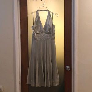 Vintage Calvin Klein Mint Green Silk Dress